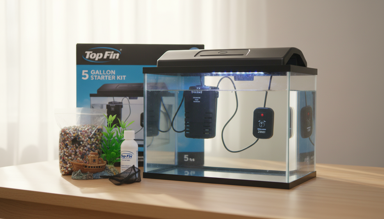 Top Fin 5 Gallon Aquarium Starter Kit Features and Specs