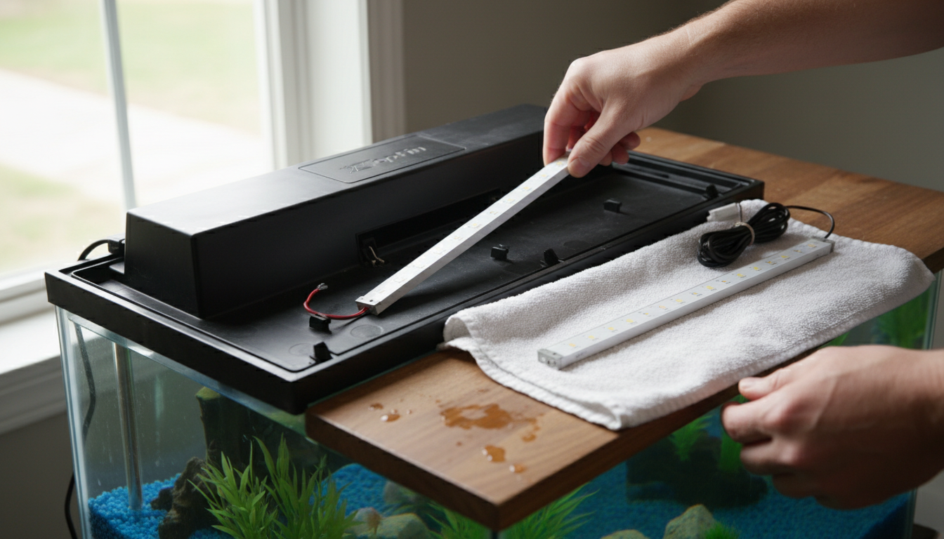 top fin aquarium hood light replacement