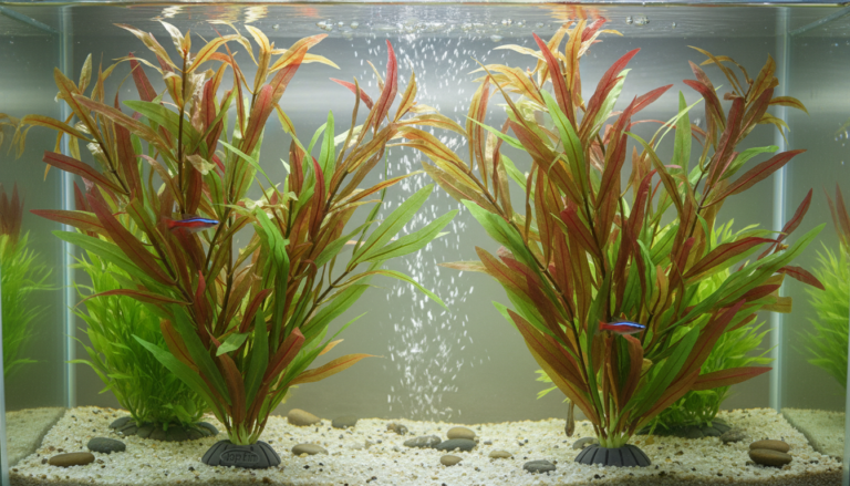 top fin artificial silk aquarium plant