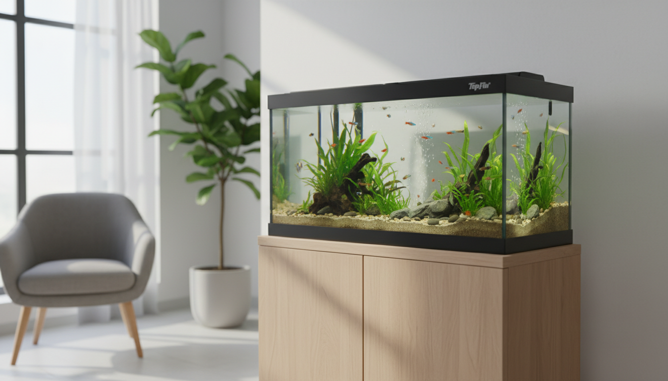 top fin bow front aquarium