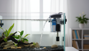top fin filter setup