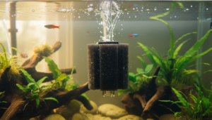 top fin sponge filter